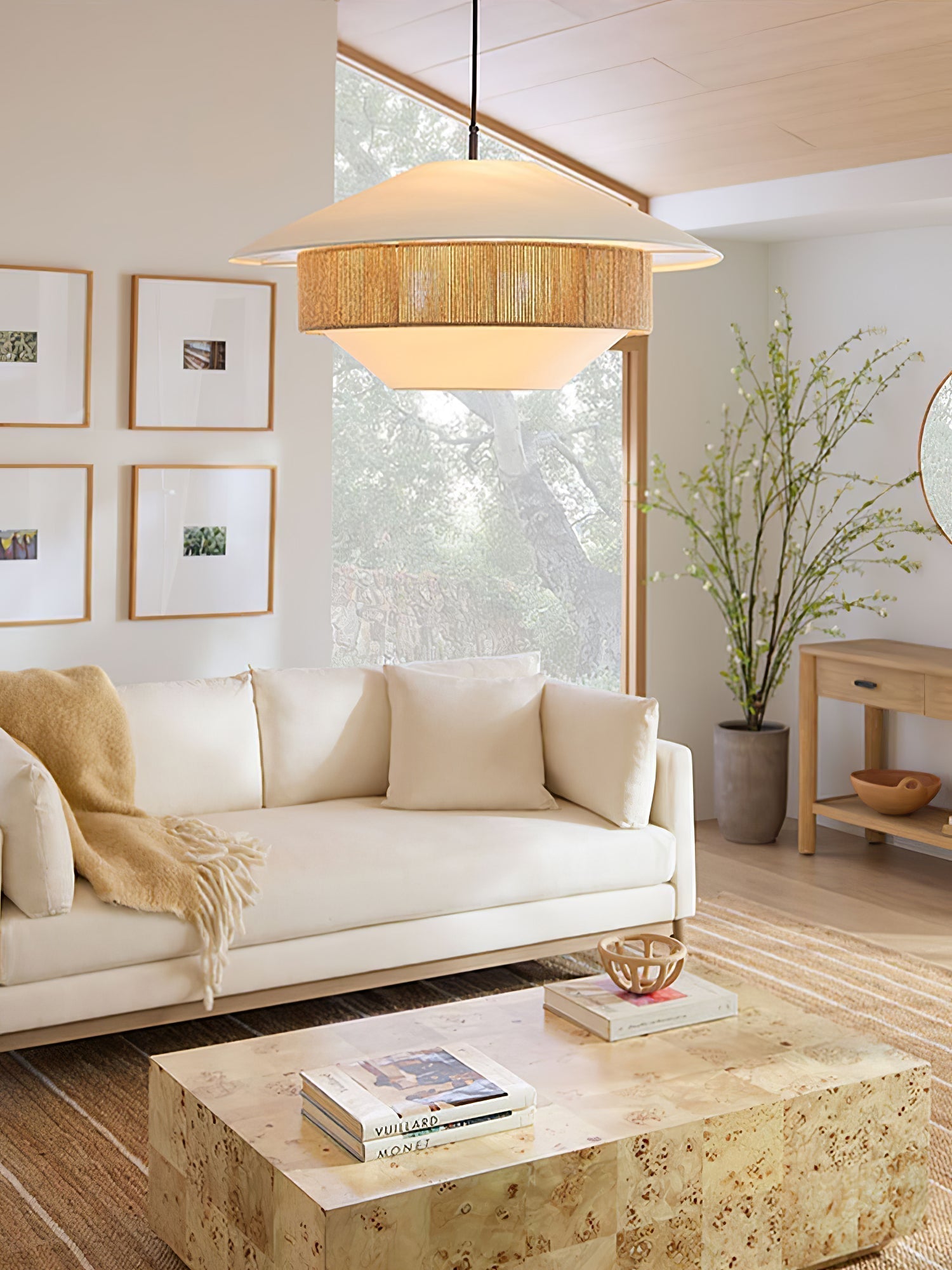 Stevie Woven Pendant Lamp - Blowlighting