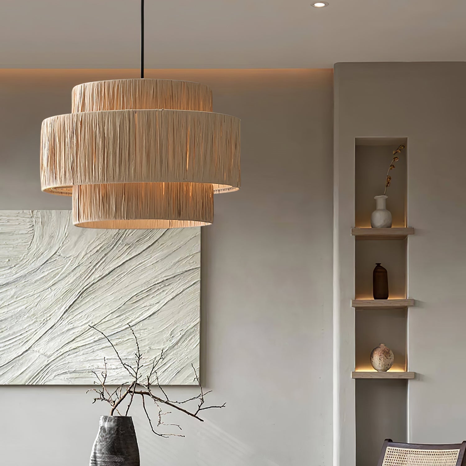 Straw Art Pendant Light - Blowlighting