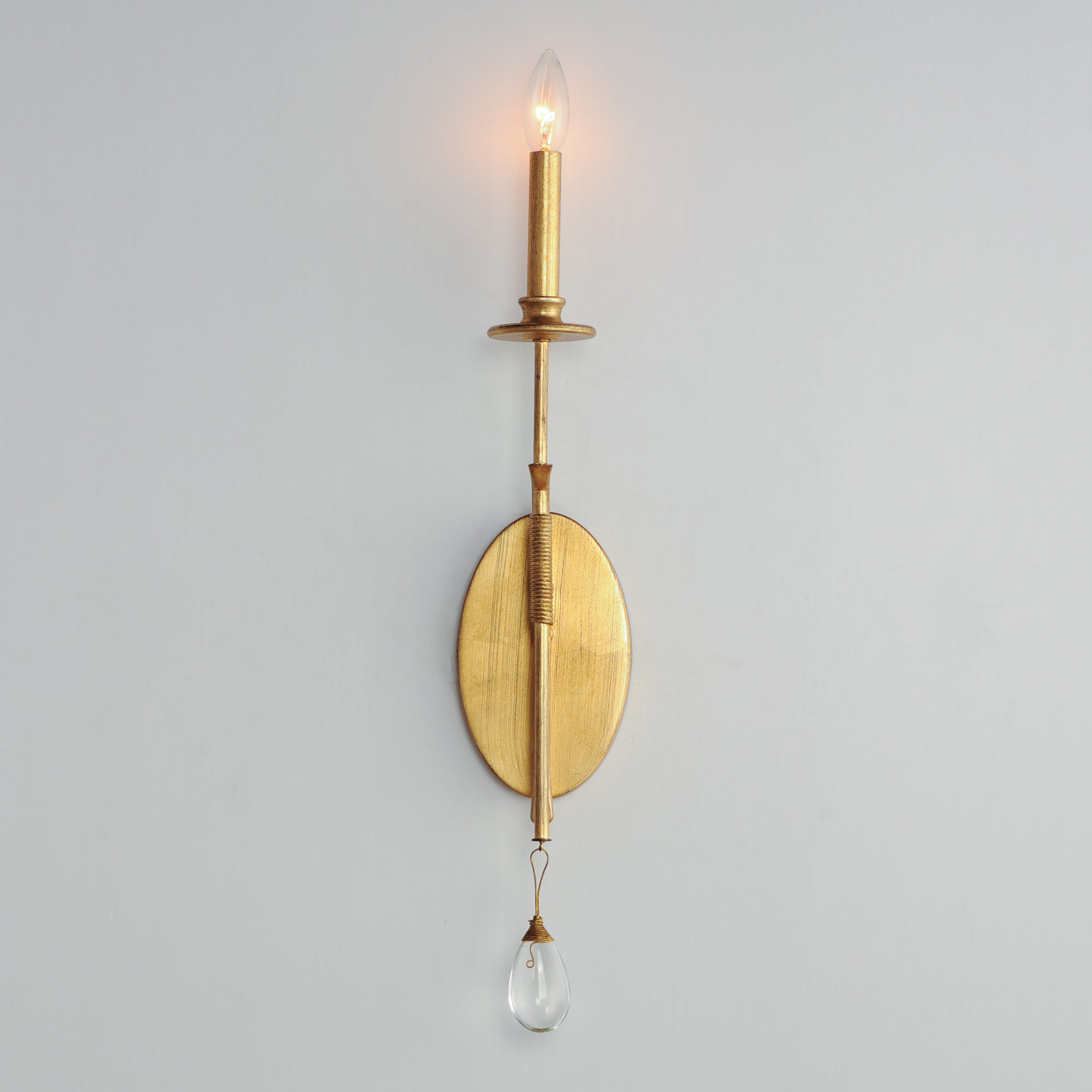 Cotalan Modern Minimalist Candle Crystal Wall Lamp - Lamp Copper