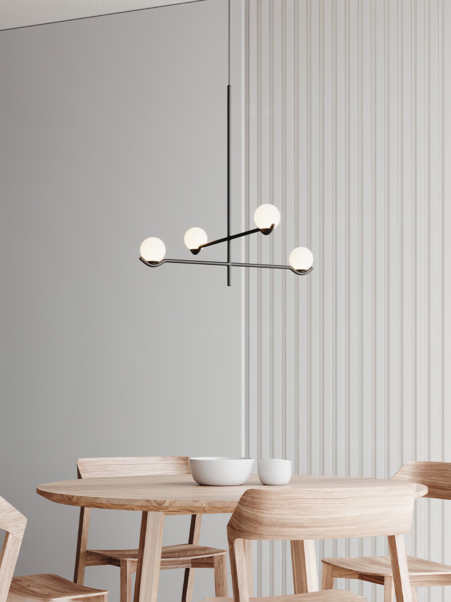 Fayno White Globe Chandelier - Letslighting