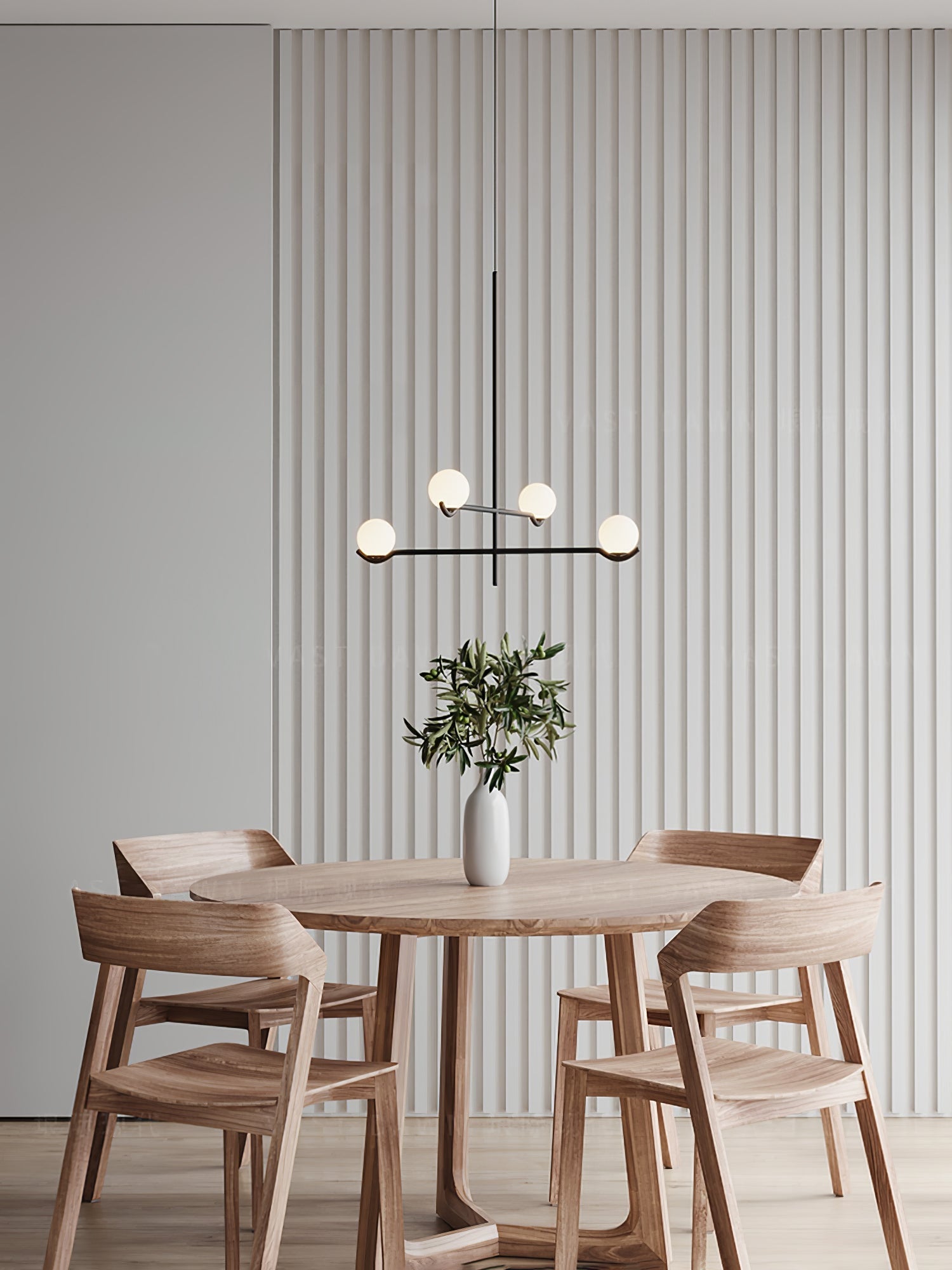 Fayno White Globe Chandelier - Letslighting