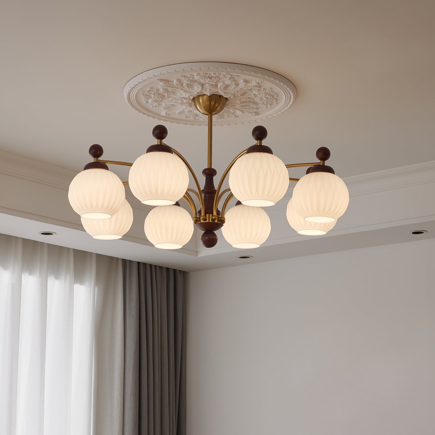 Sylvan Orb Chandelier - Blowlighting