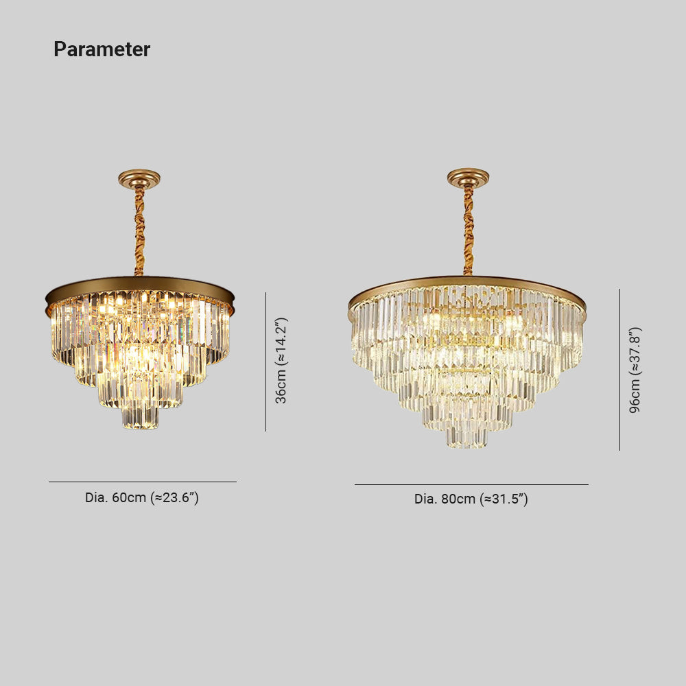 Arisha Lampada a Sospensione Decorativa di Lusso Moderna LED in Cristallo e Metallo Nero/Oro ad Anello per Camera da Letto/Soggiorno