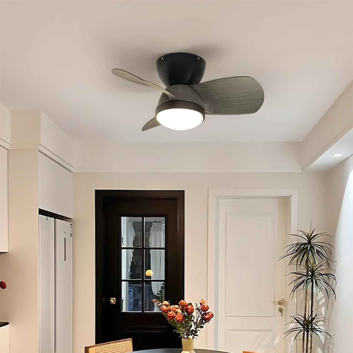 Ventilatore da soffitto Ventra con luce e dimensioni Diametro 61cm x Altezza 17.5cm