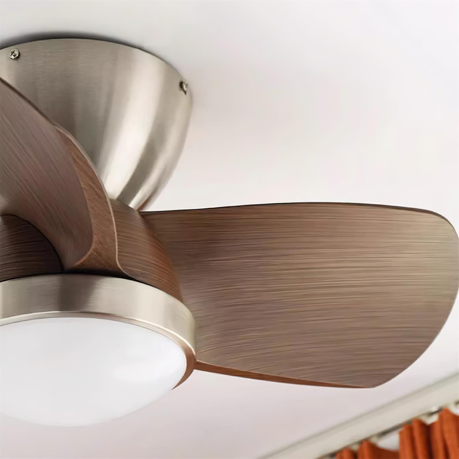 Ventilatore da soffitto Ventra con luce che fornisce illuminazione ambientale