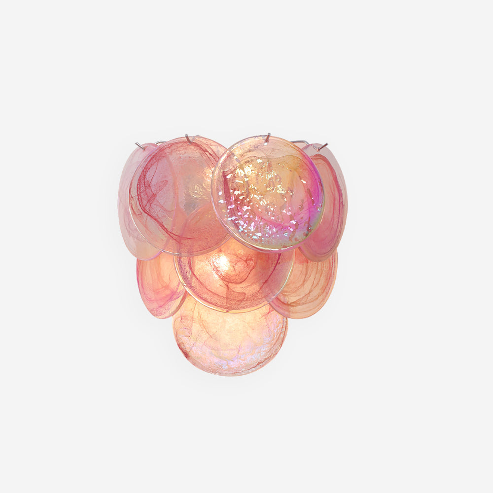 Opalara Pink Capiz Shell Wall Lamp - Letslighting