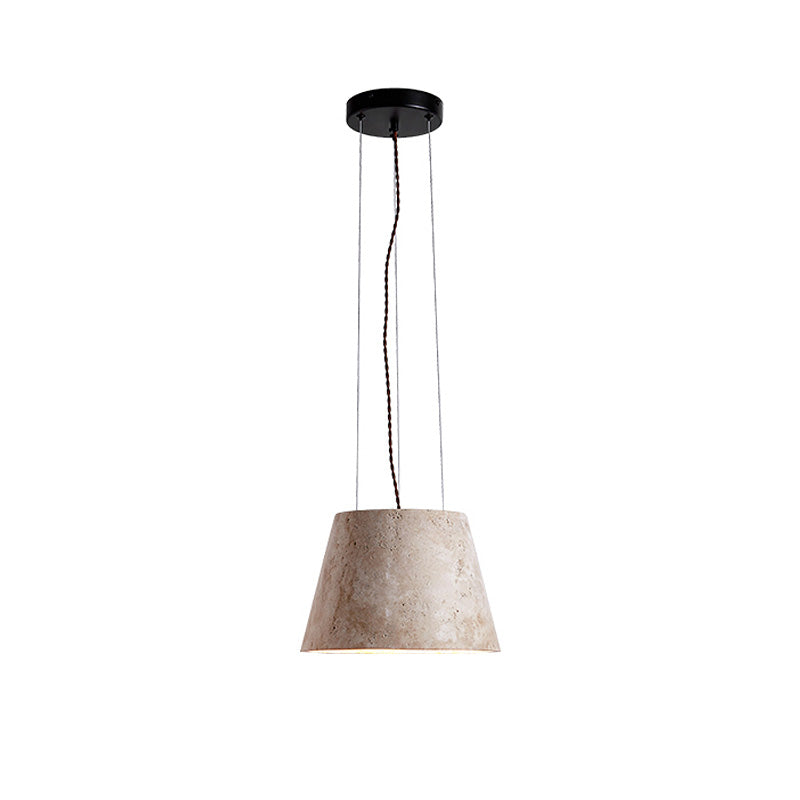 Ovelir Modern Minimalist Travertine Pendant Lamp - Lamp Copper