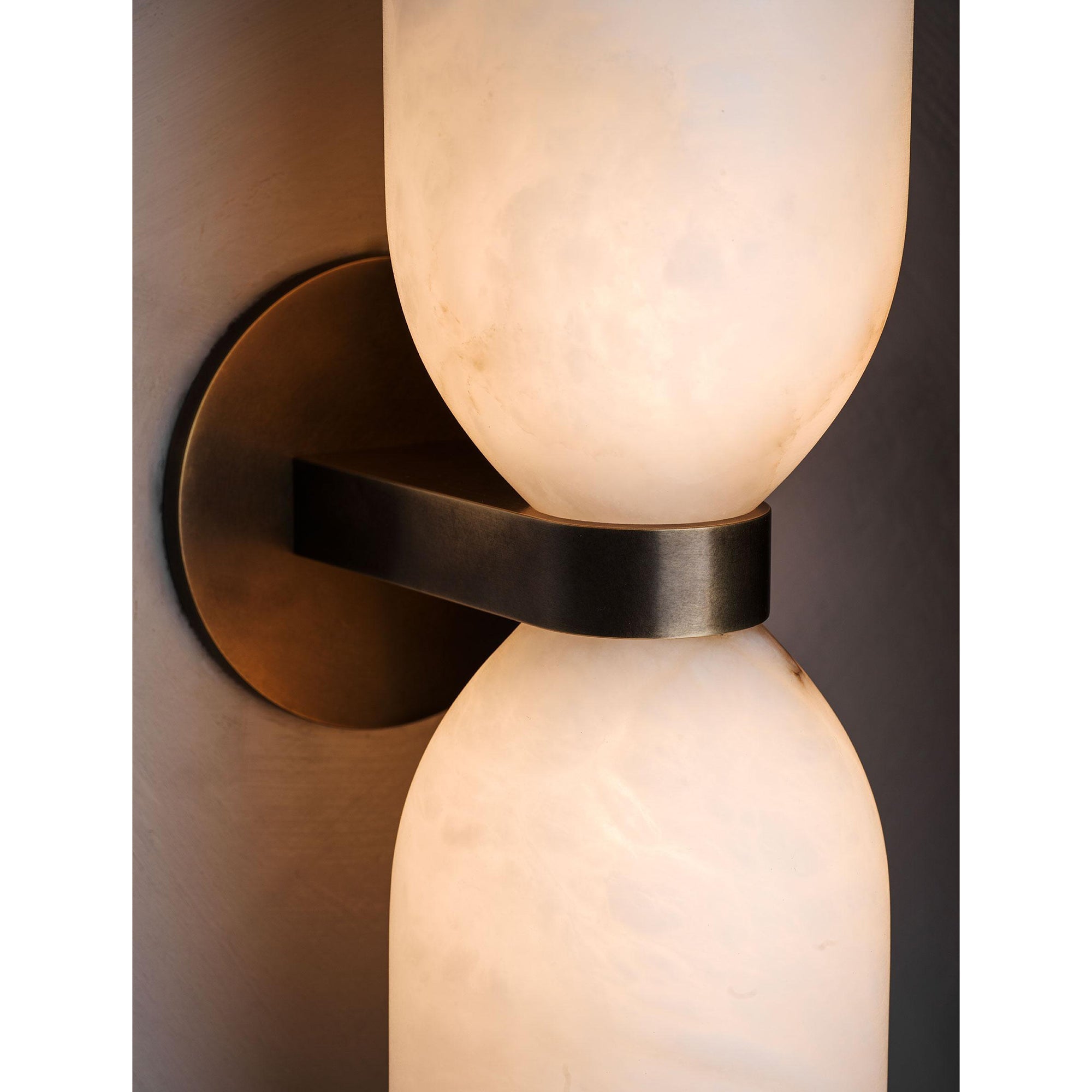 Mycarion Modern Minimalist Alabaster Wall Lamp - Lamp Copper