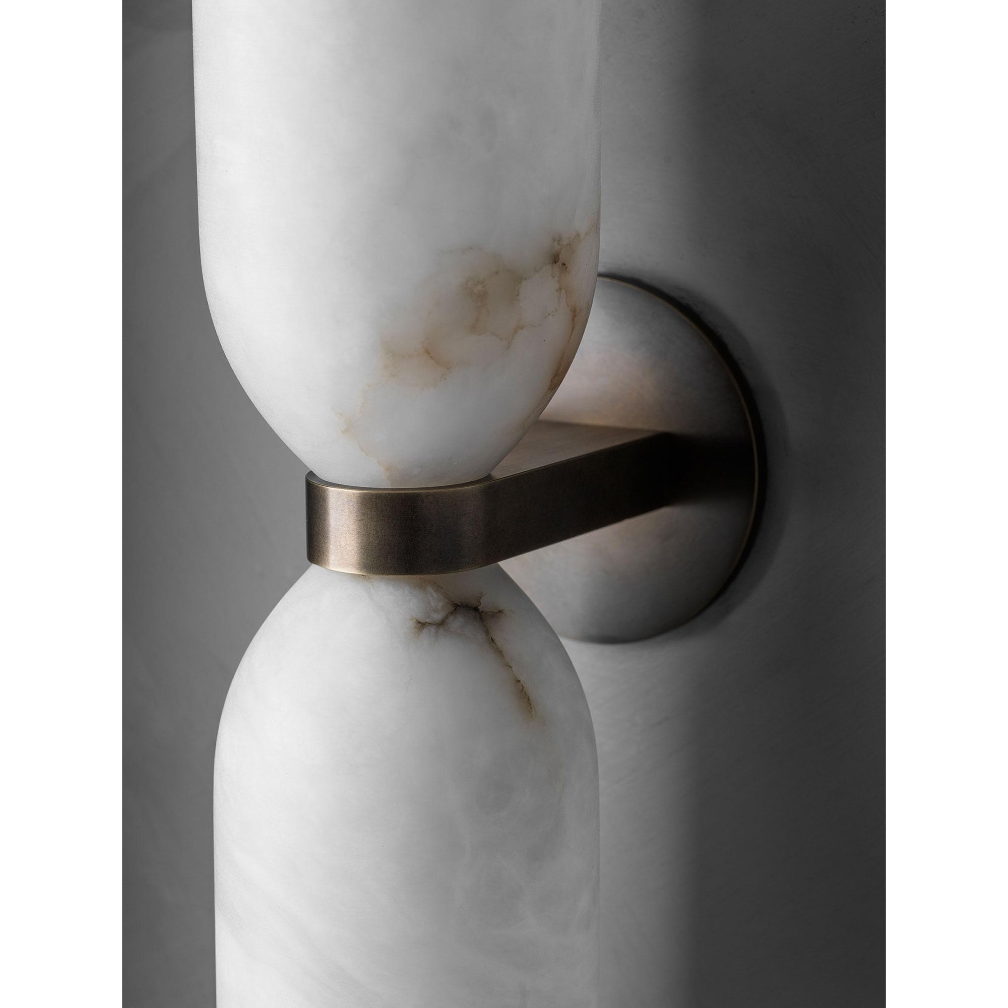 Mycarion Modern Minimalist Alabaster Wall Lamp - Lamp Copper