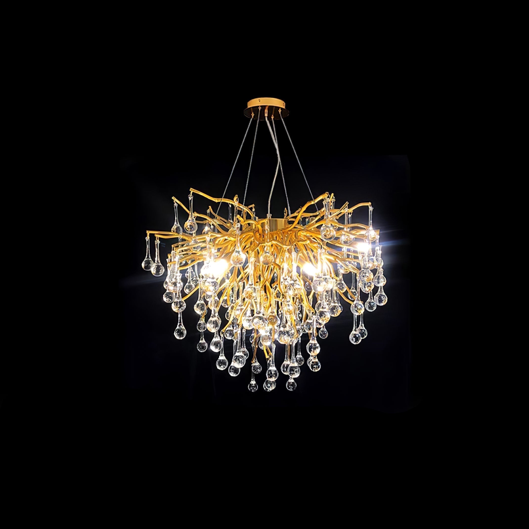 Teardrop Crystal Chandelier - Blowlighting