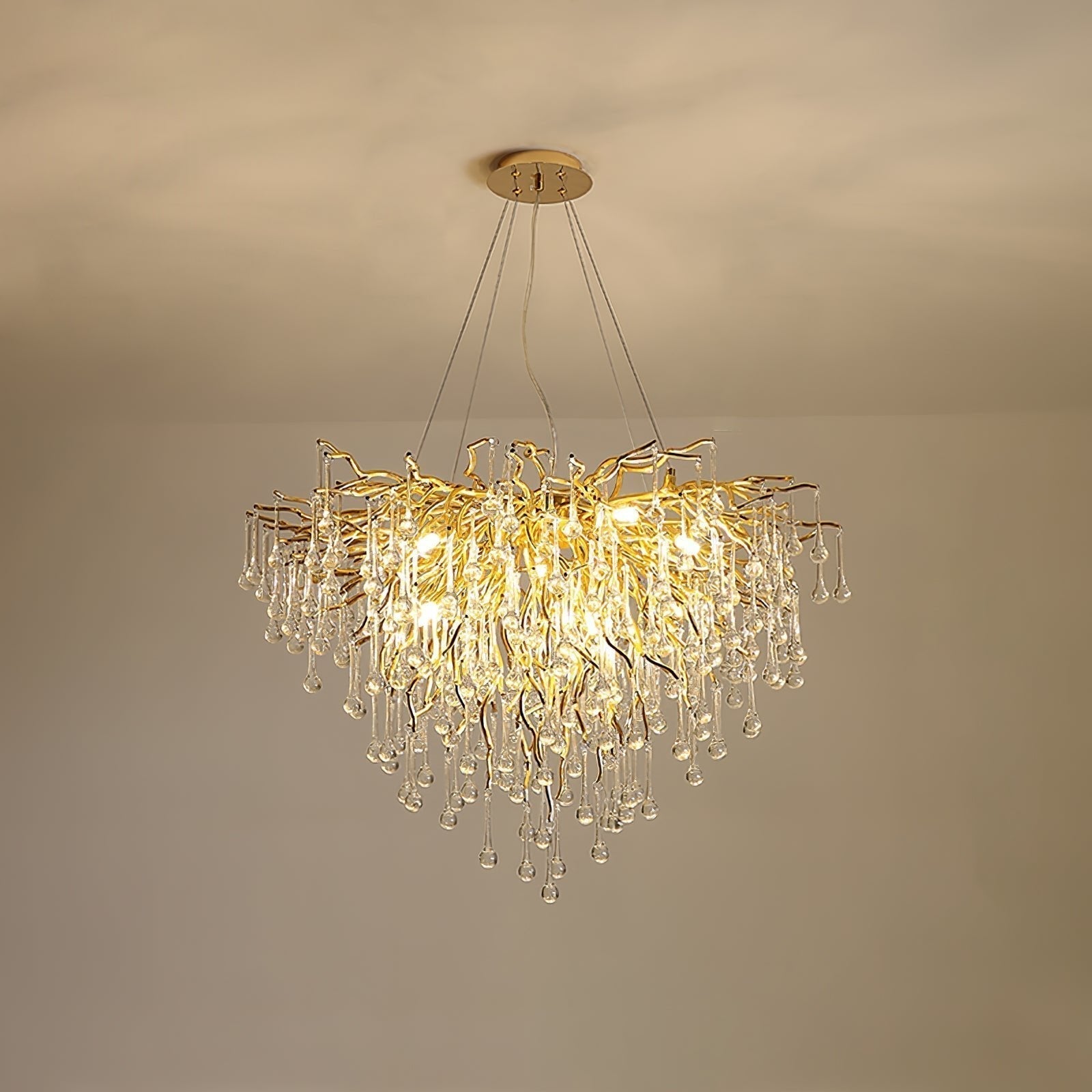 Teardrop Crystal Chandelier - Blowlighting