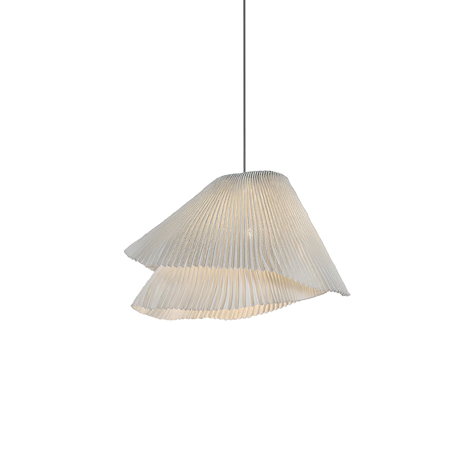 Stainless Steel Pleated Pendant Lamp - Blowlighting