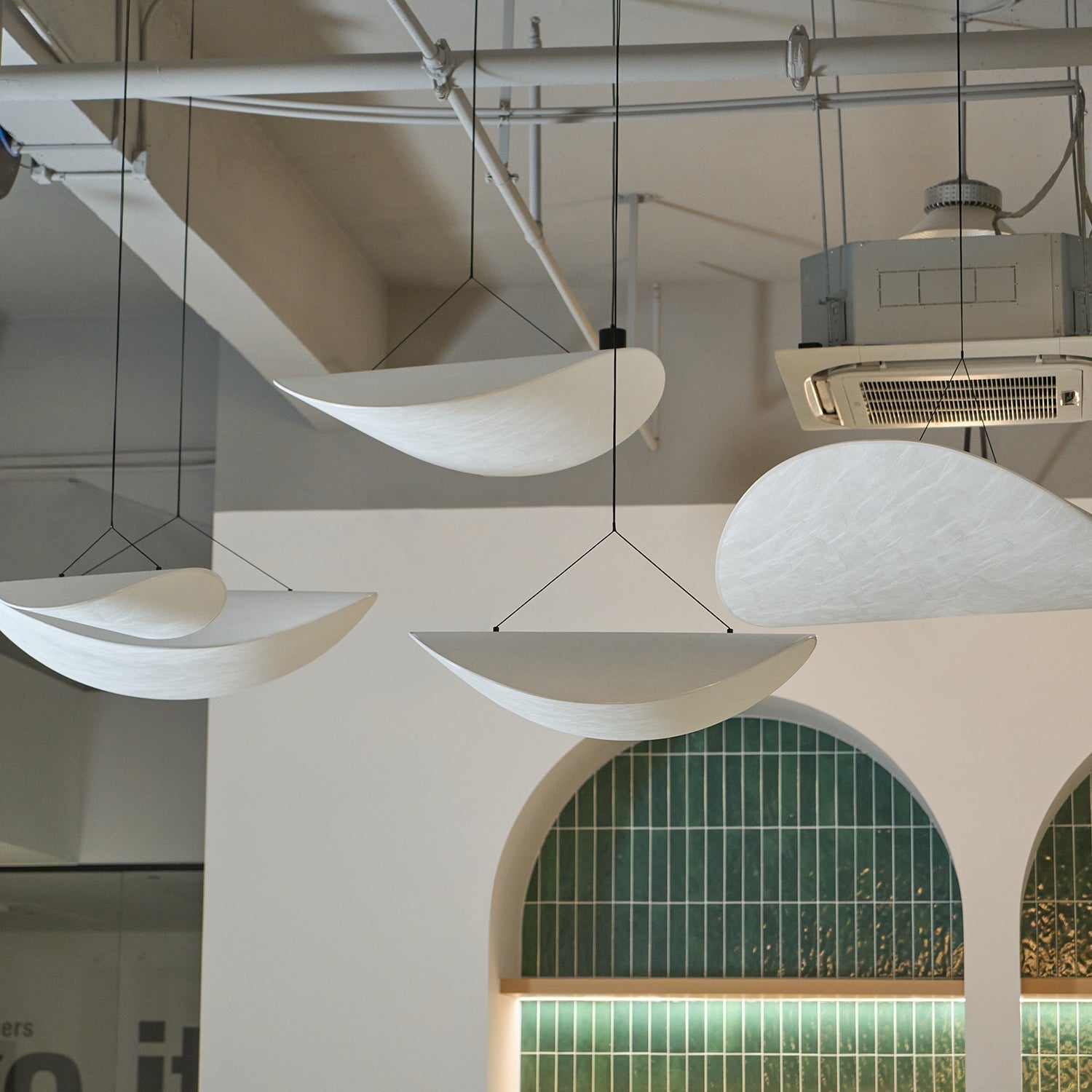 Elsolir Modern Minimalist Paper Pendant Lamp - Lamp Copper