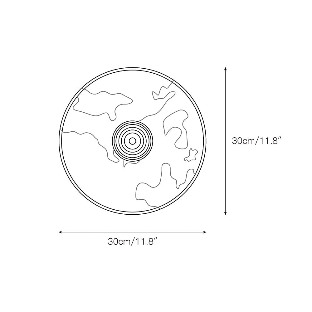 Olrine Modern Minimalist Marble Metal Wall Lamp - Lamp Copper