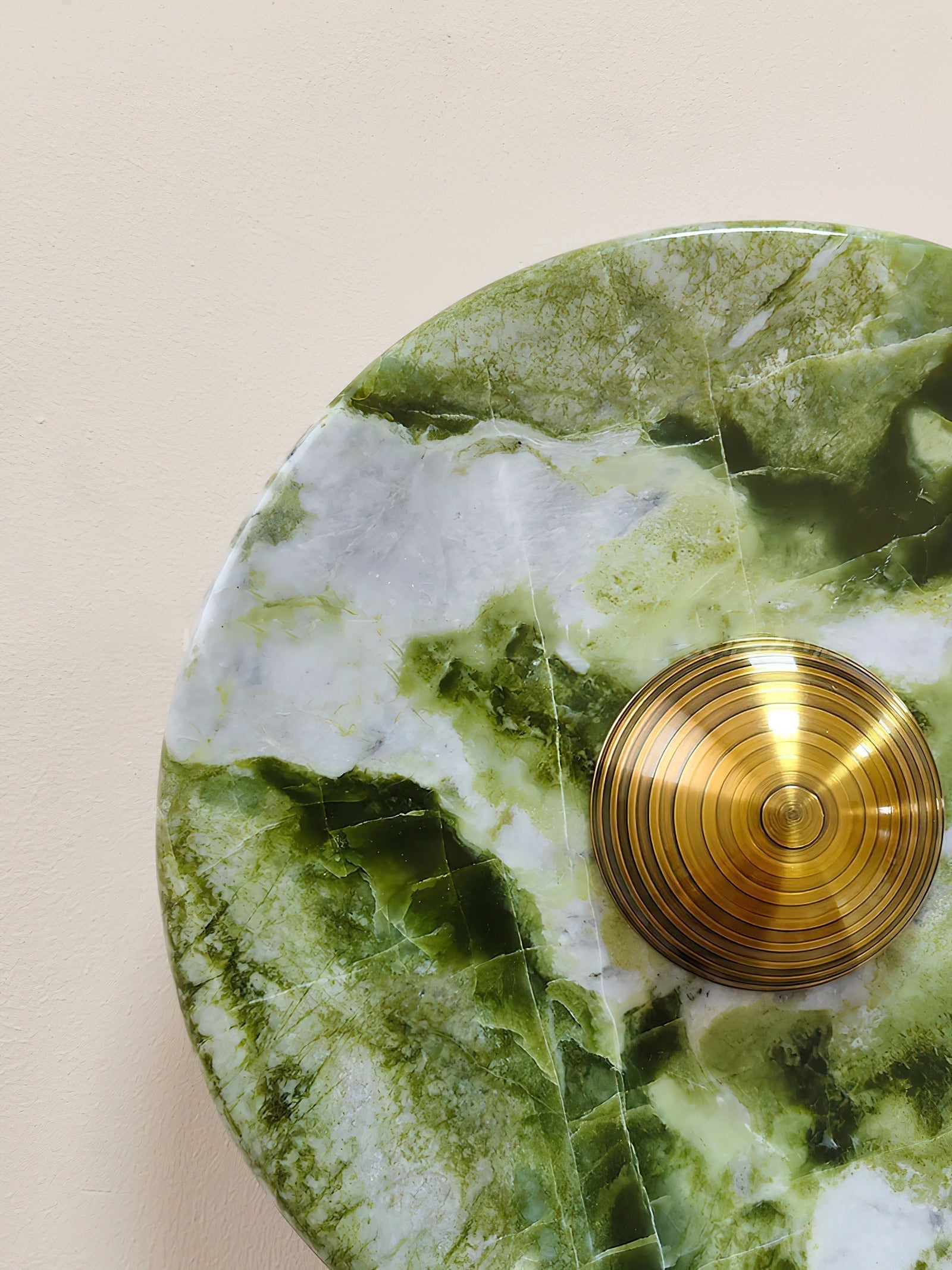 Olrine Modern Minimalist Marble Metal Wall Lamp - Lamp Copper