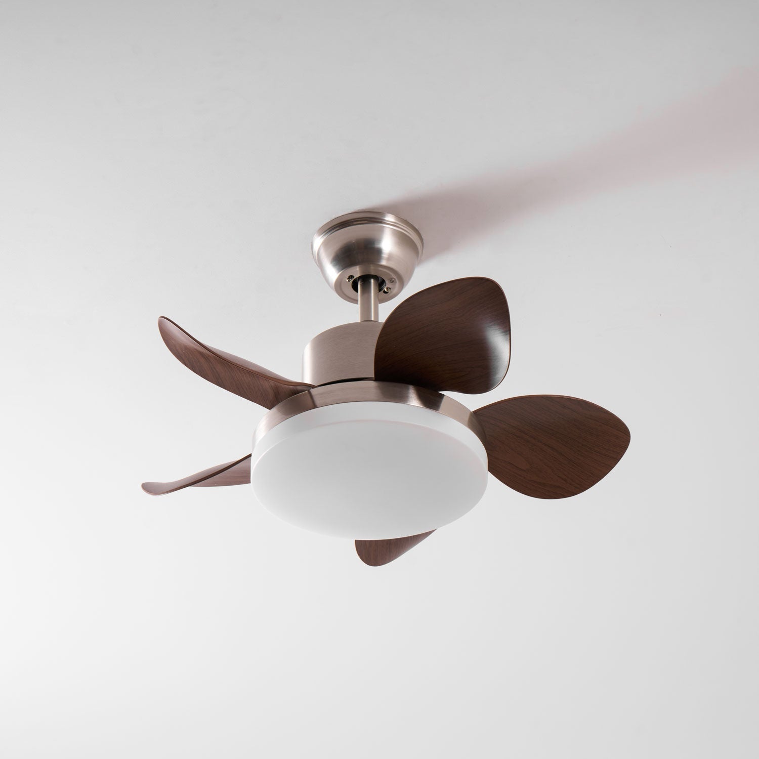 Ventilatore Alenya con luce che fornisce illuminazione ambientale e funzionale