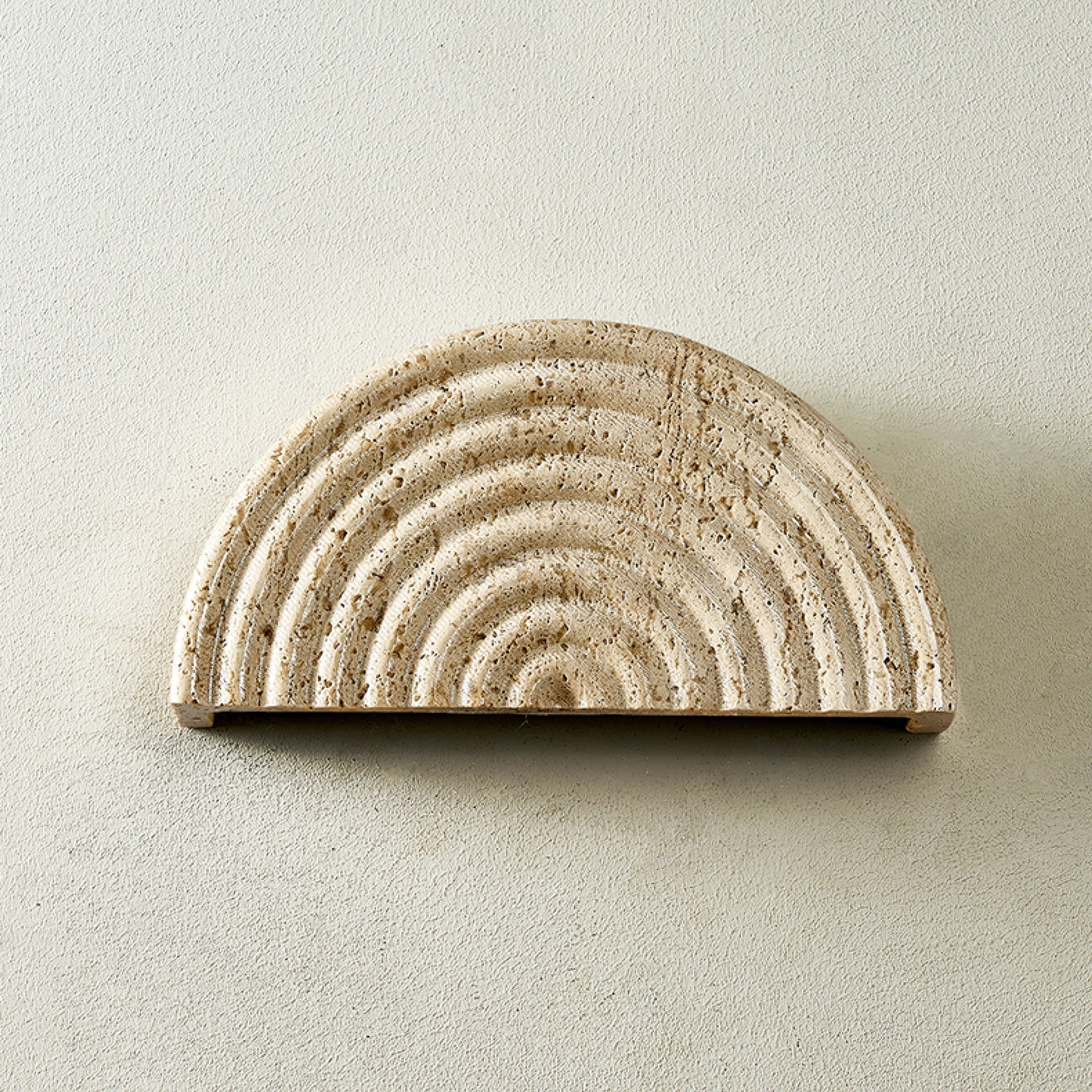 Faro Travertine Half-Moon Wall Lamp - Neutralighting