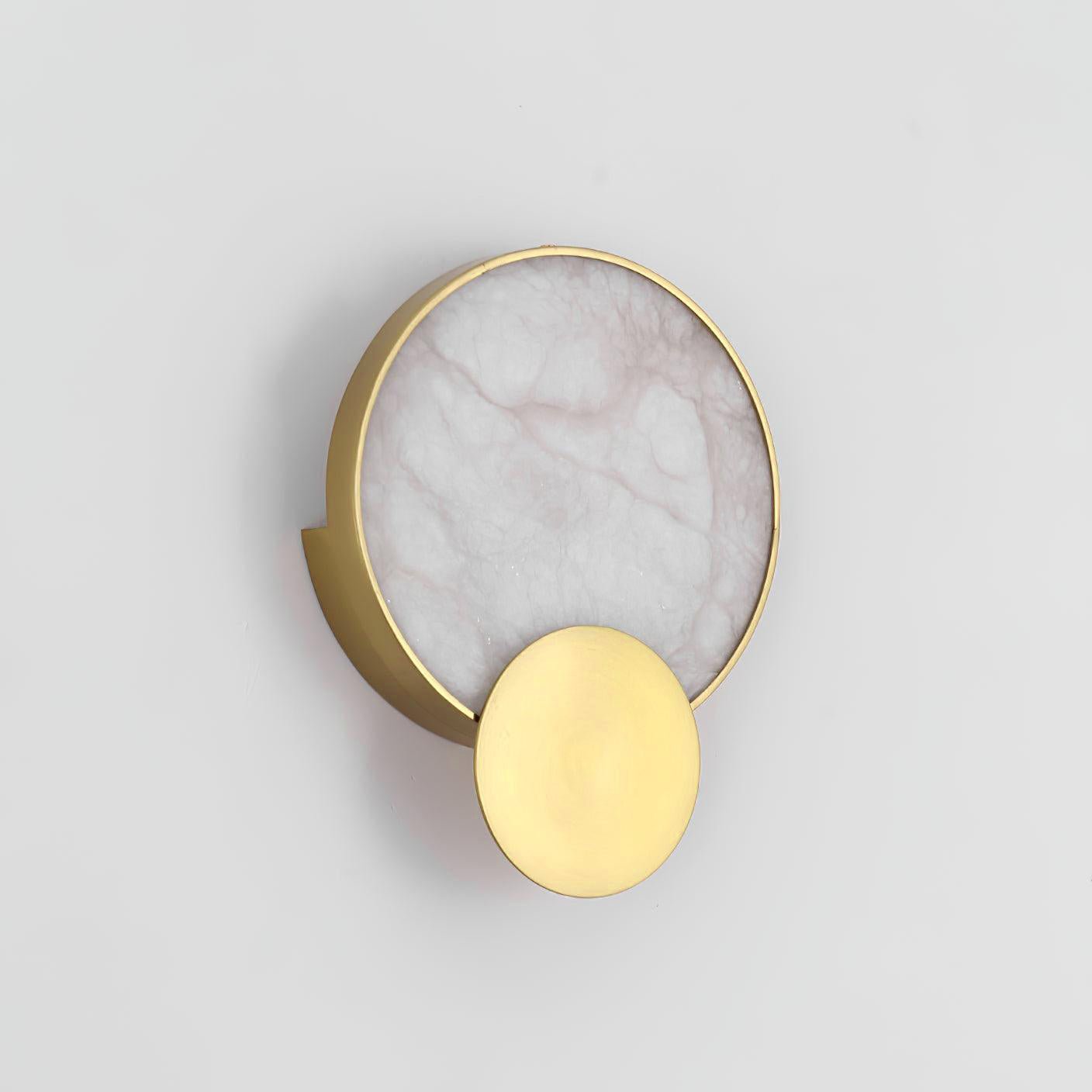 Myvelarae Circular Alabaster Wall Light - Neutralighting