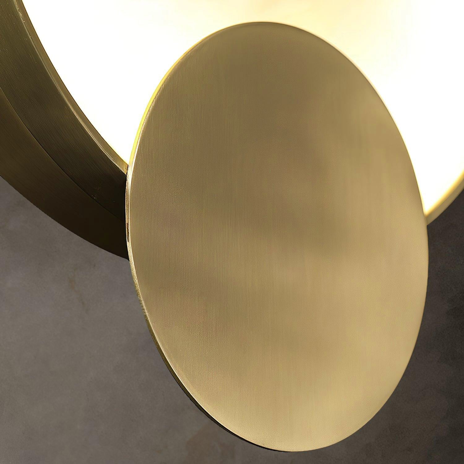 Myvelarae Circular Alabaster Wall Light - Neutralighting