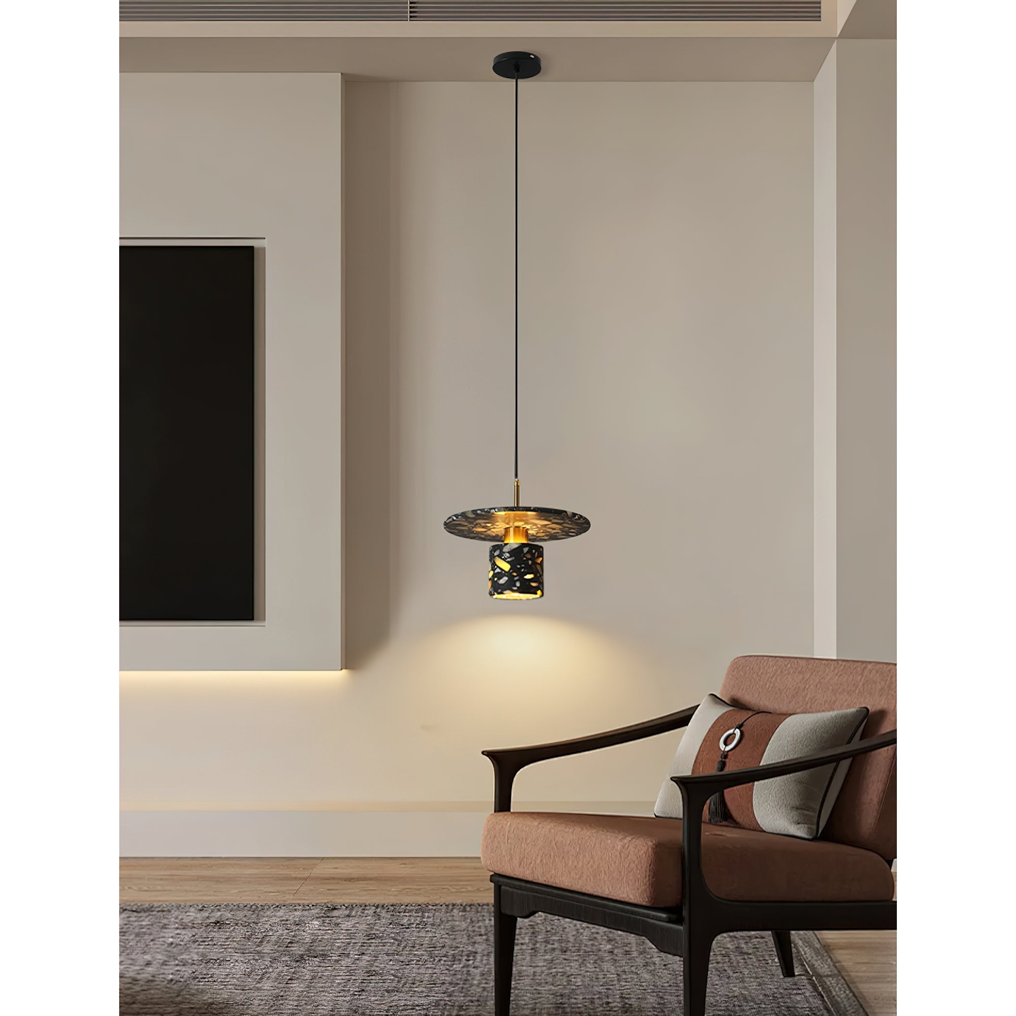 Sysoleth Modern Minimalist Metal Pendant Lamp - Lamp Copper