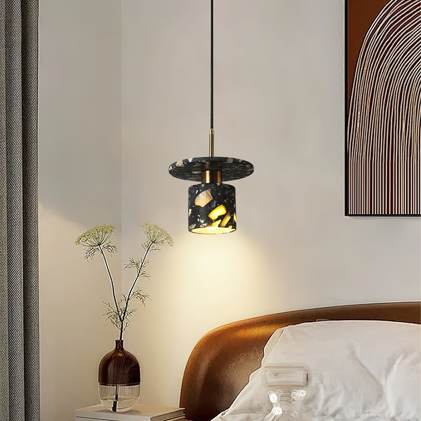 Sysoleth Modern Minimalist Metal Pendant Lamp - Lamp Copper