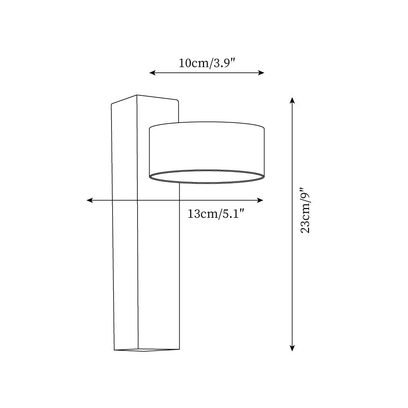 Ritta Lampada da Parete Travertino Legno