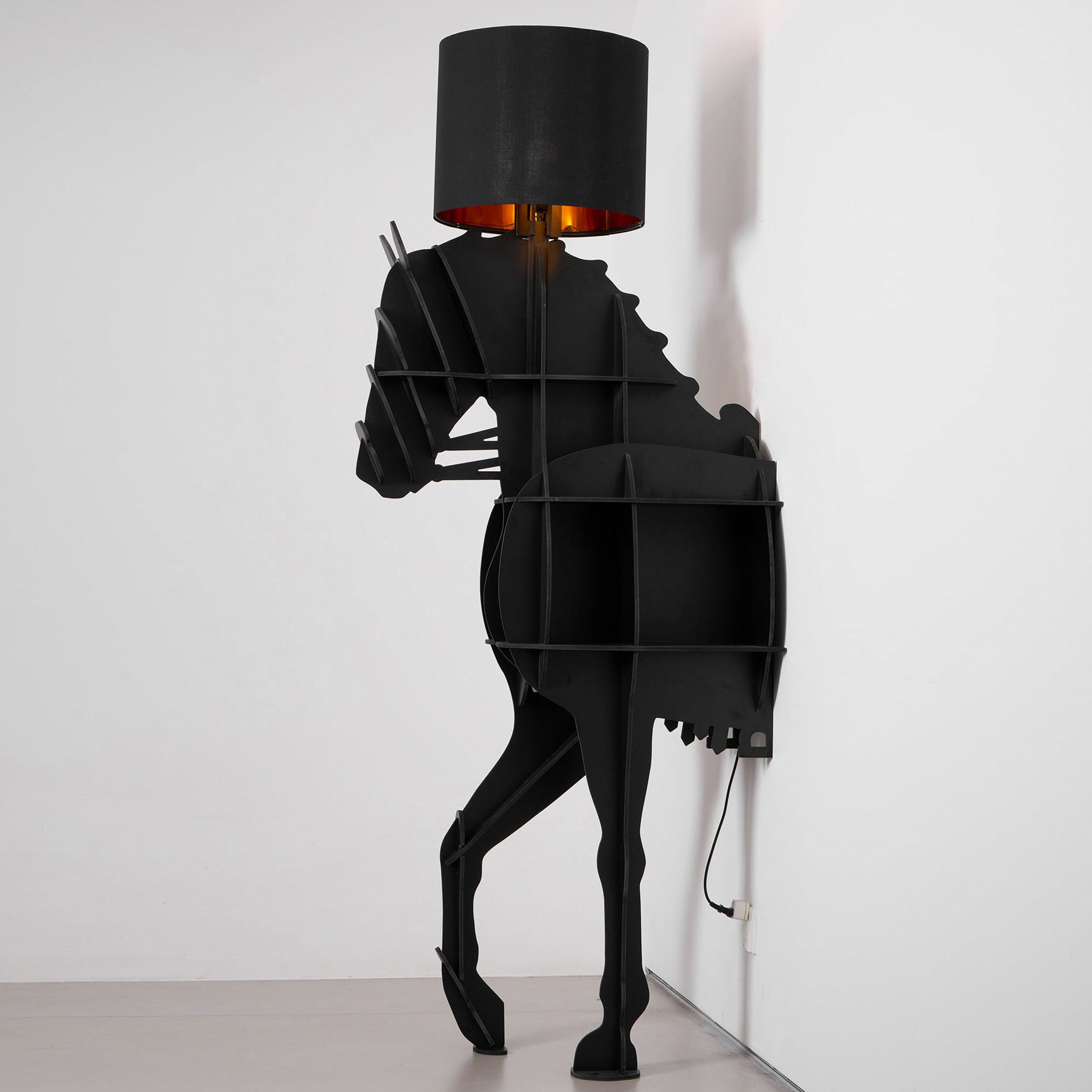 Tete Horse Floor Lamp - Lamp Copper