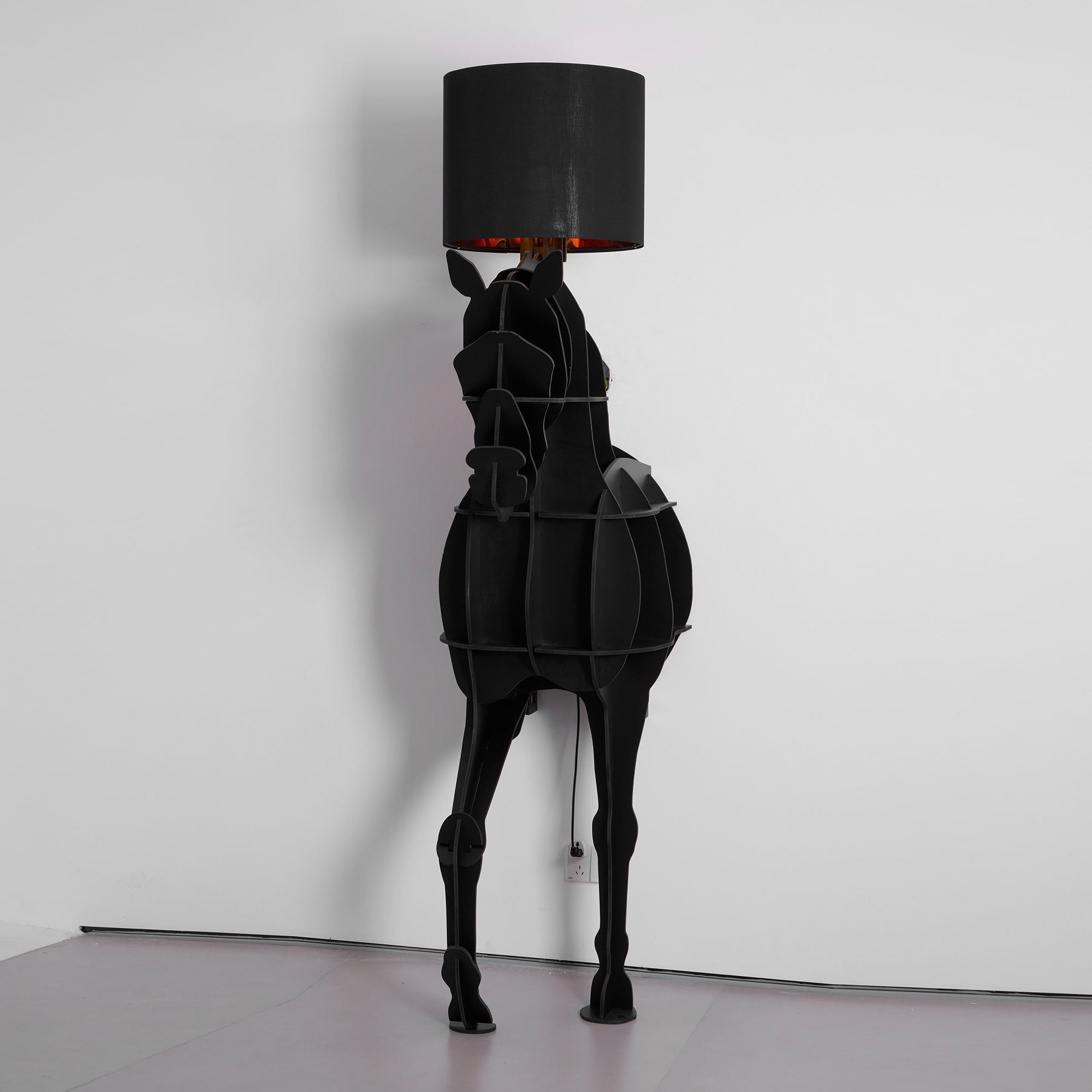 Tete Horse Floor Lamp - Lamp Copper