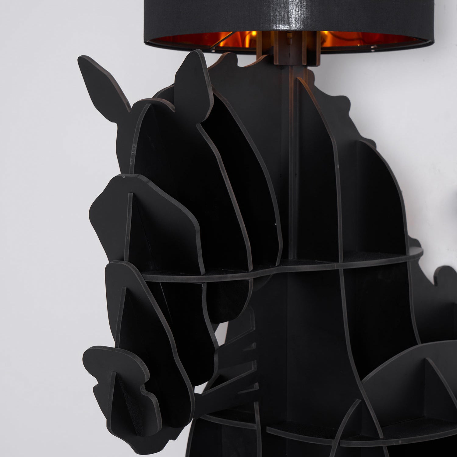 Tete Horse Floor Lamp - Lamp Copper