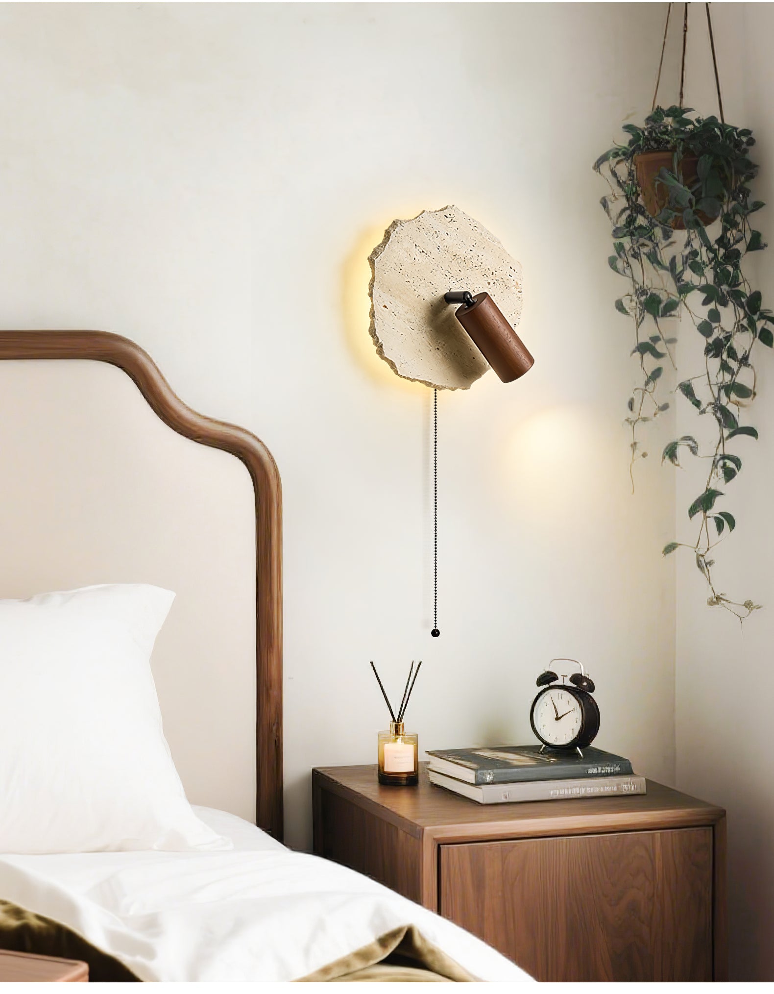 Cleo Travertine Wall Light Spotlight - Neutralighting