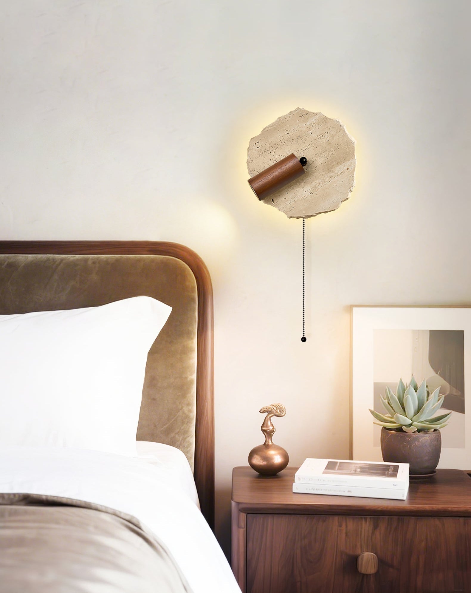 Cleo Travertine Wall Light Spotlight - Neutralighting