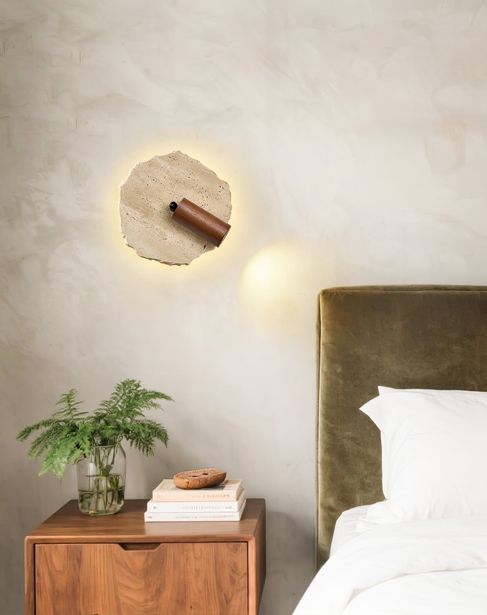 Cleo Travertine Wall Light Spotlight - Neutralighting
