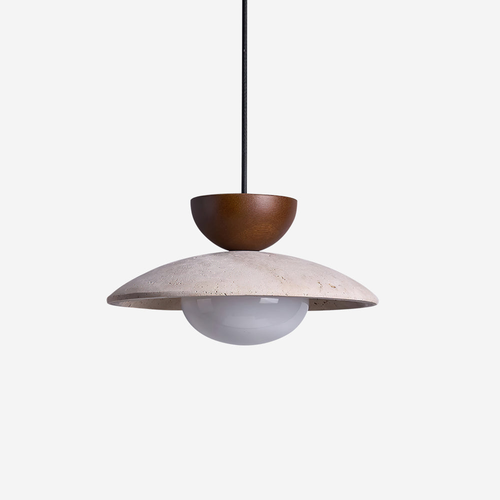 Ritta Lampade a Sospensione Moderne in Travertino Naturale