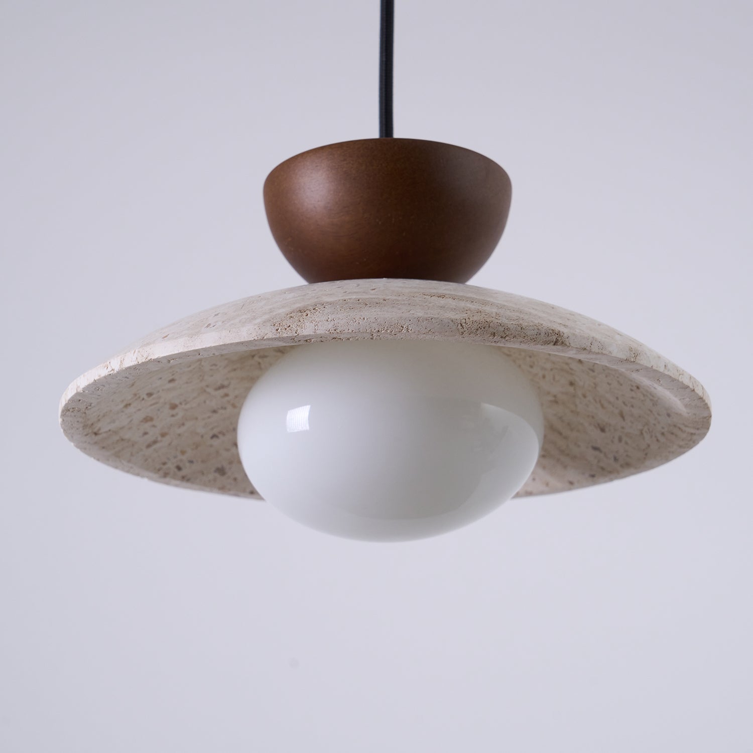 Ritta Lampade a Sospensione Moderne in Travertino Naturale