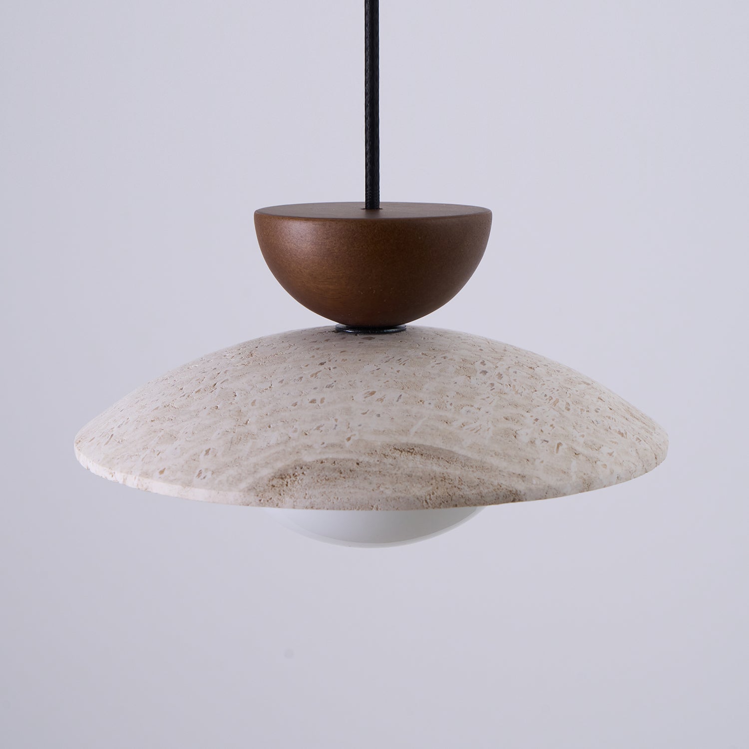 Ritta Lampade a Sospensione Moderne in Travertino Naturale