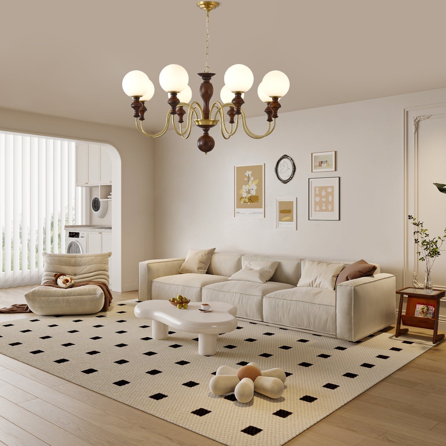 Timeless Globe Chandelier - Blowlighting