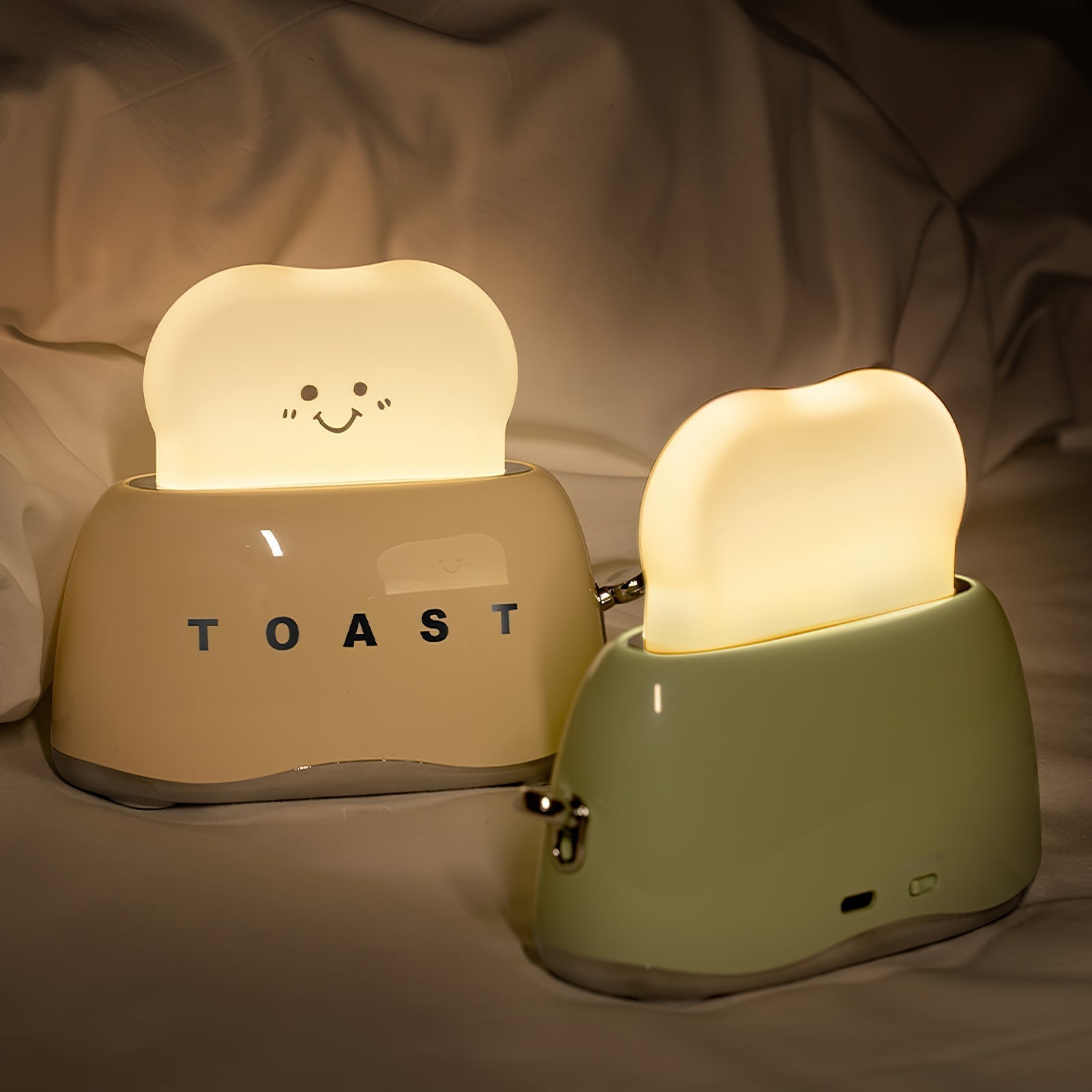 Toaster Table Lamp (built-in battery) - Lamp Copper