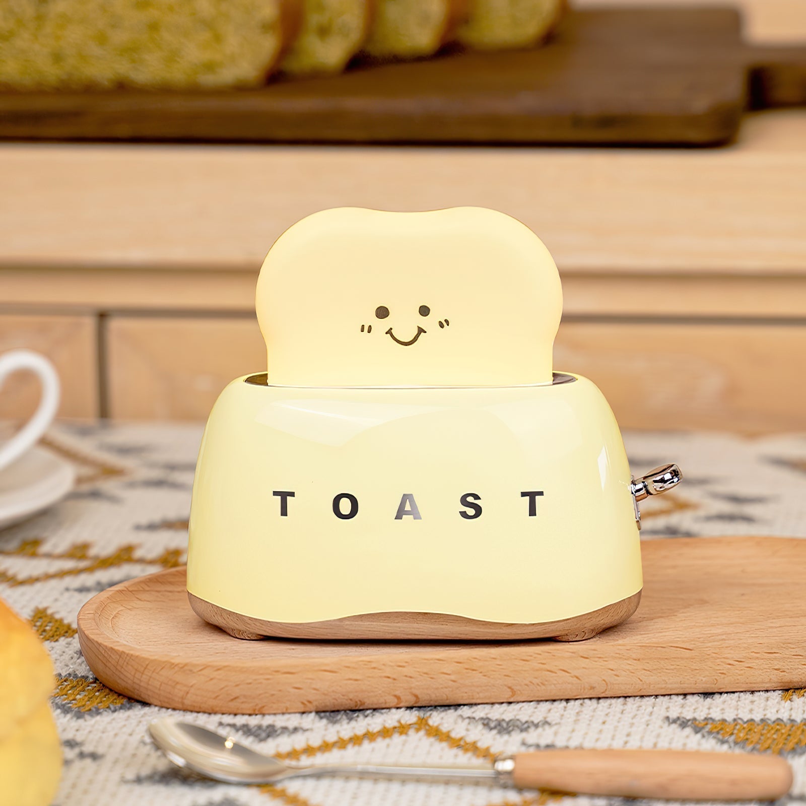 Toaster Table Lamp (built-in battery) - Lamp Copper