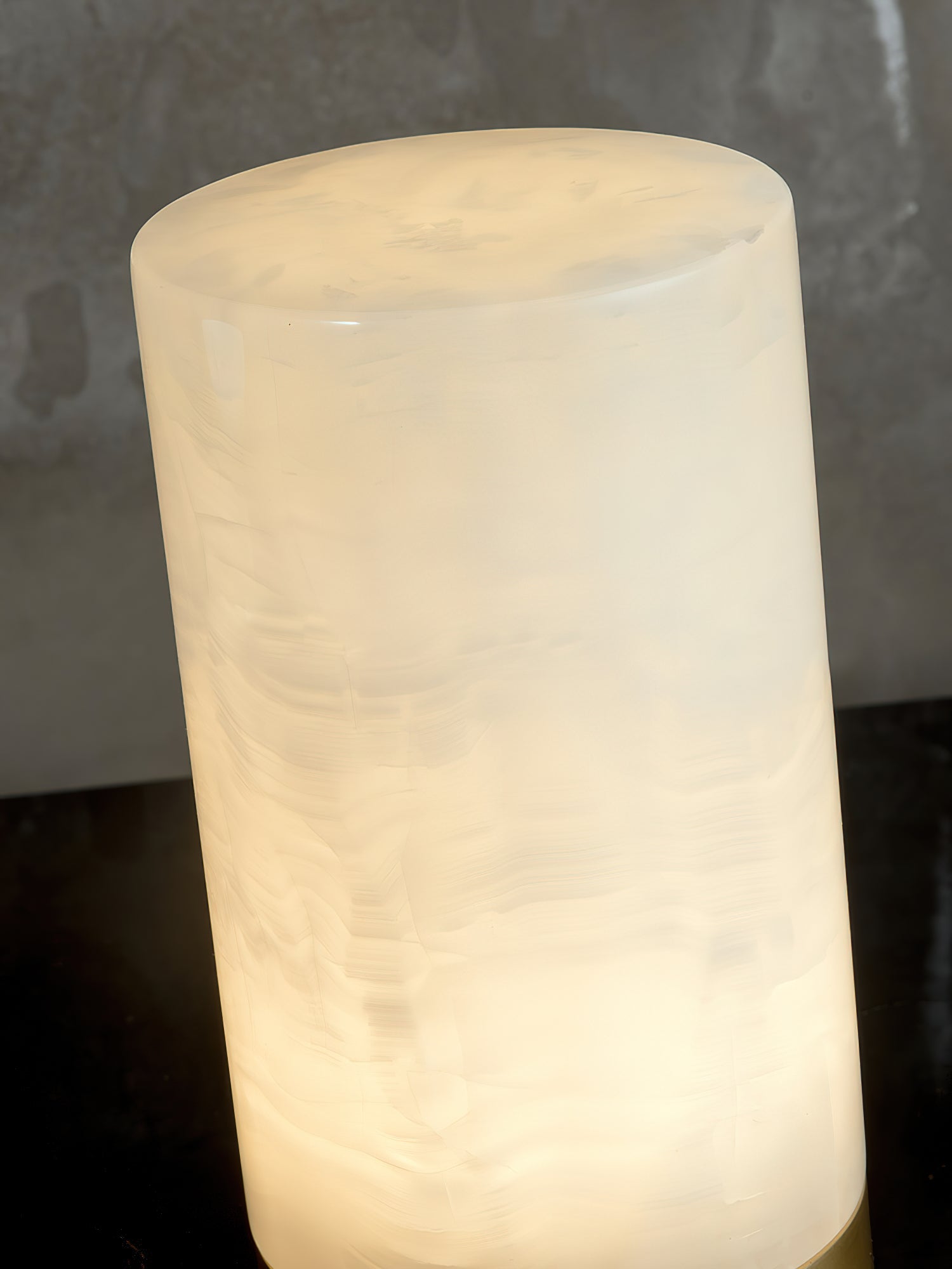 Totem Alabaster Table Lamp (built-in battery) - Lamp Copper
