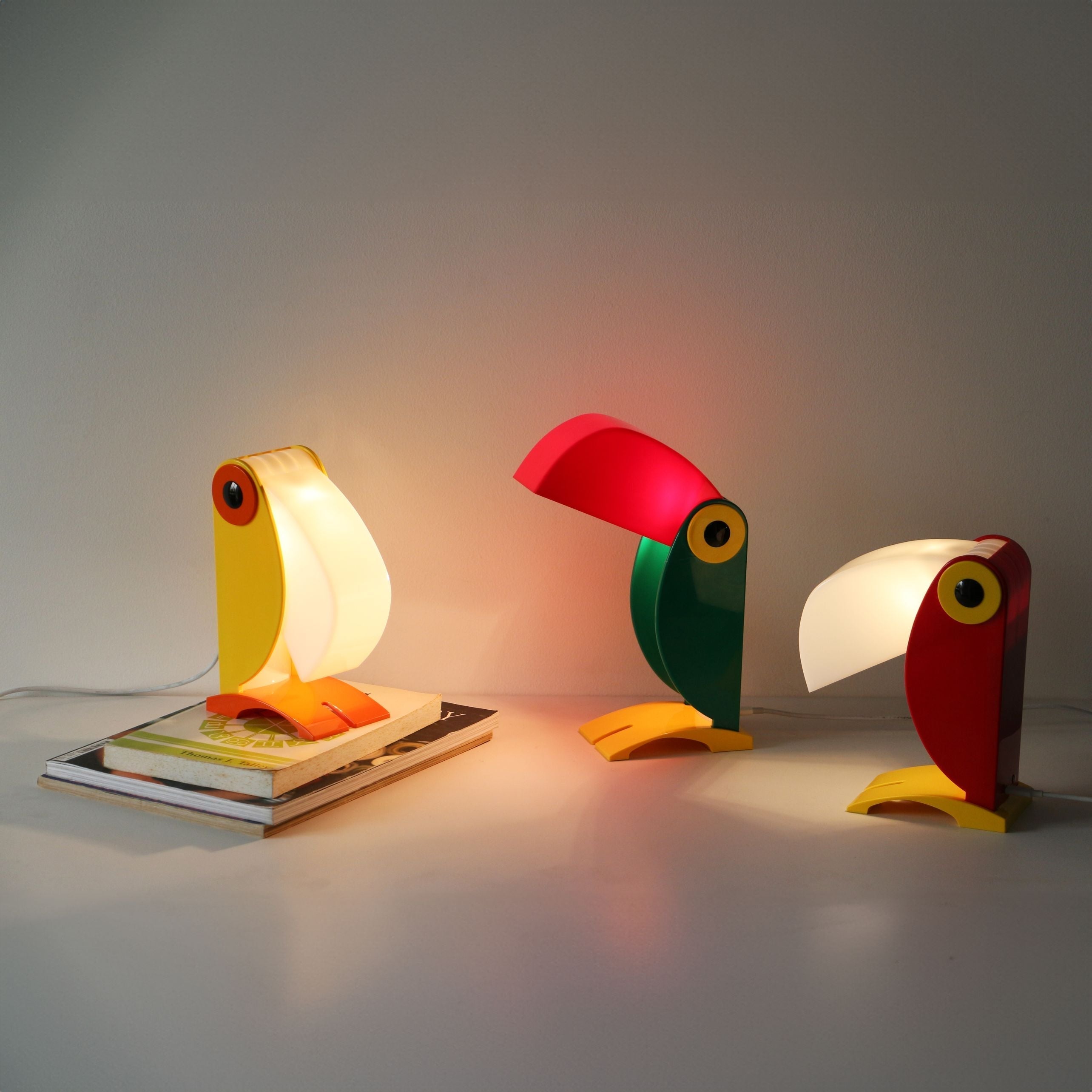 Toucan Table Lamp (Built-in Battery) - Lamp Copper