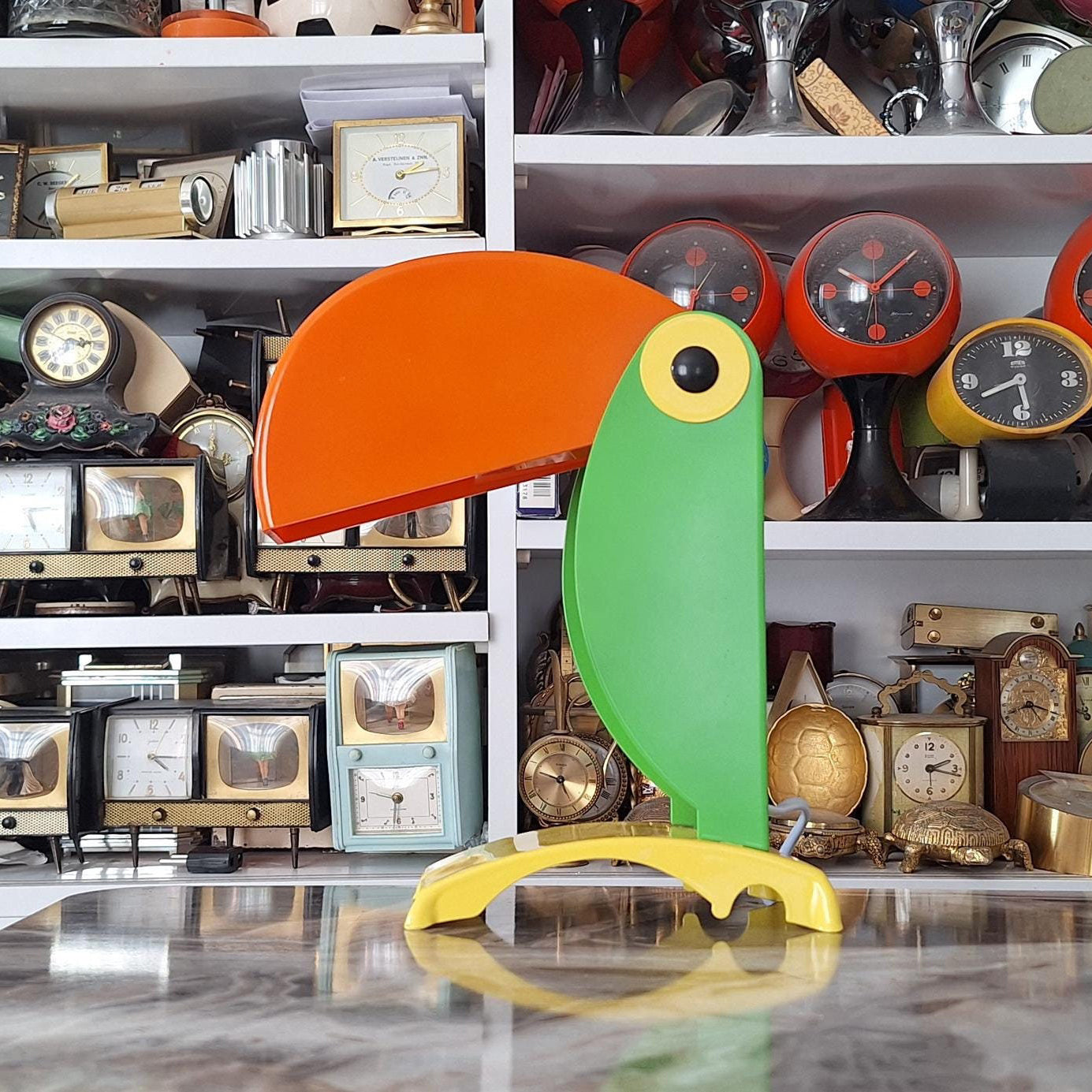 Toucan Table Lamp (Built-in Battery) - Lamp Copper