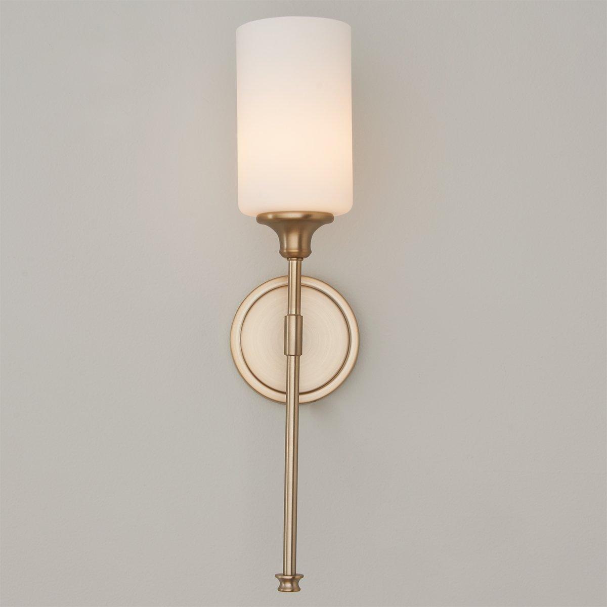 Tracie Vintage Industrial Brass Glass Wall Lamp - Lamp Copper