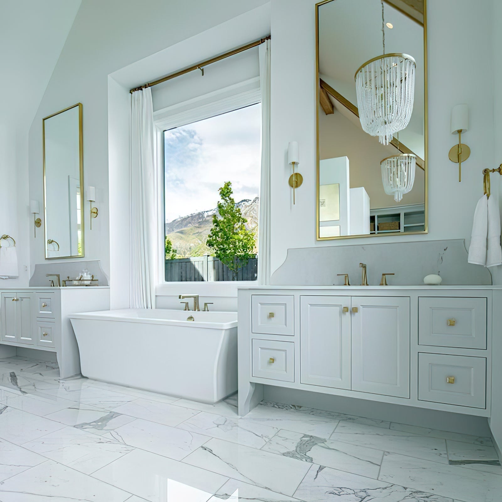 Tracie Vintage Industrial Brass Glass Wall Lamp - Lamp Copper