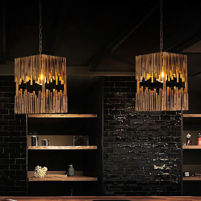 Epoch Design LED Lampade a sospensione Legno Bar Sala da pranzo