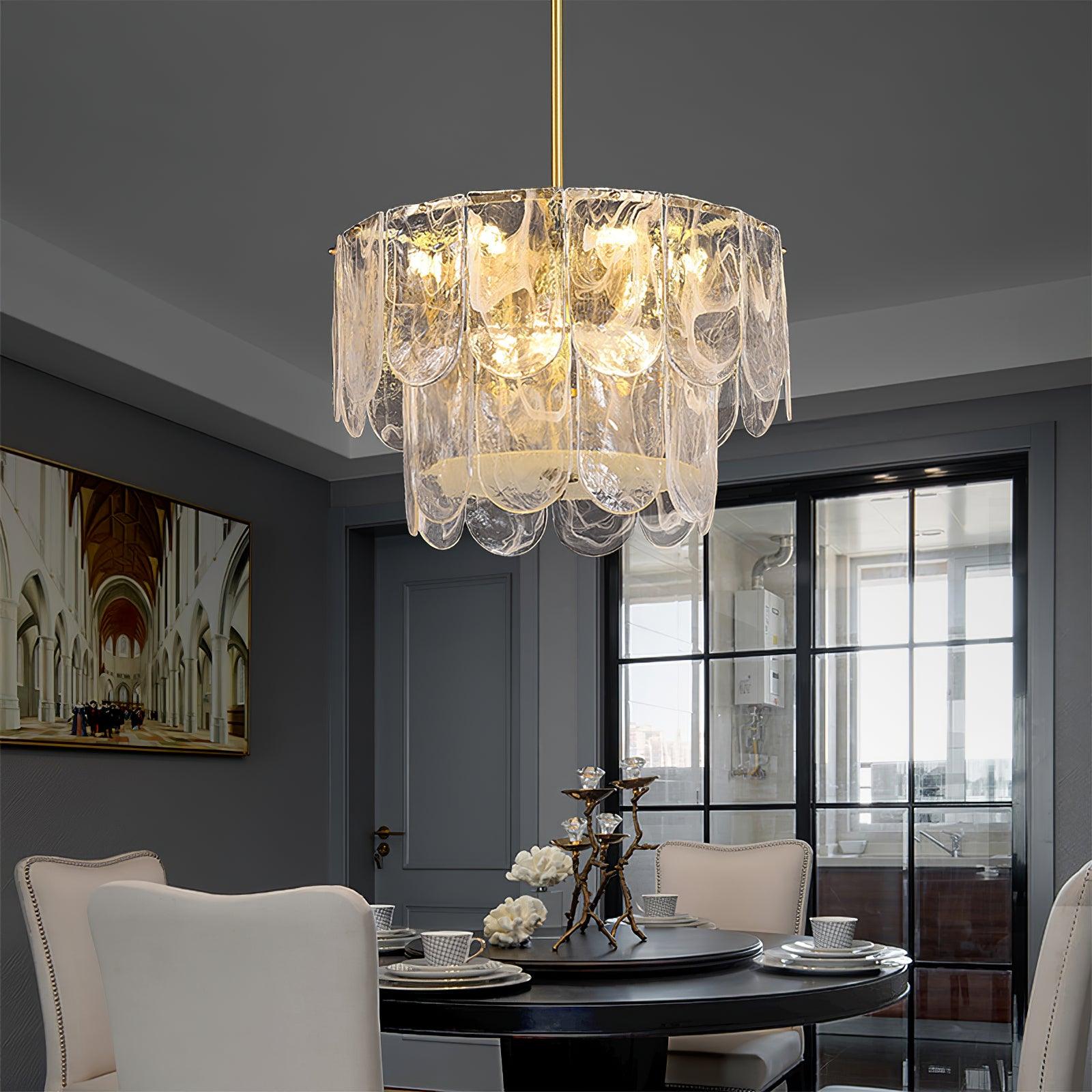 Traditional Classic Glass Chandelier - Blowlighting