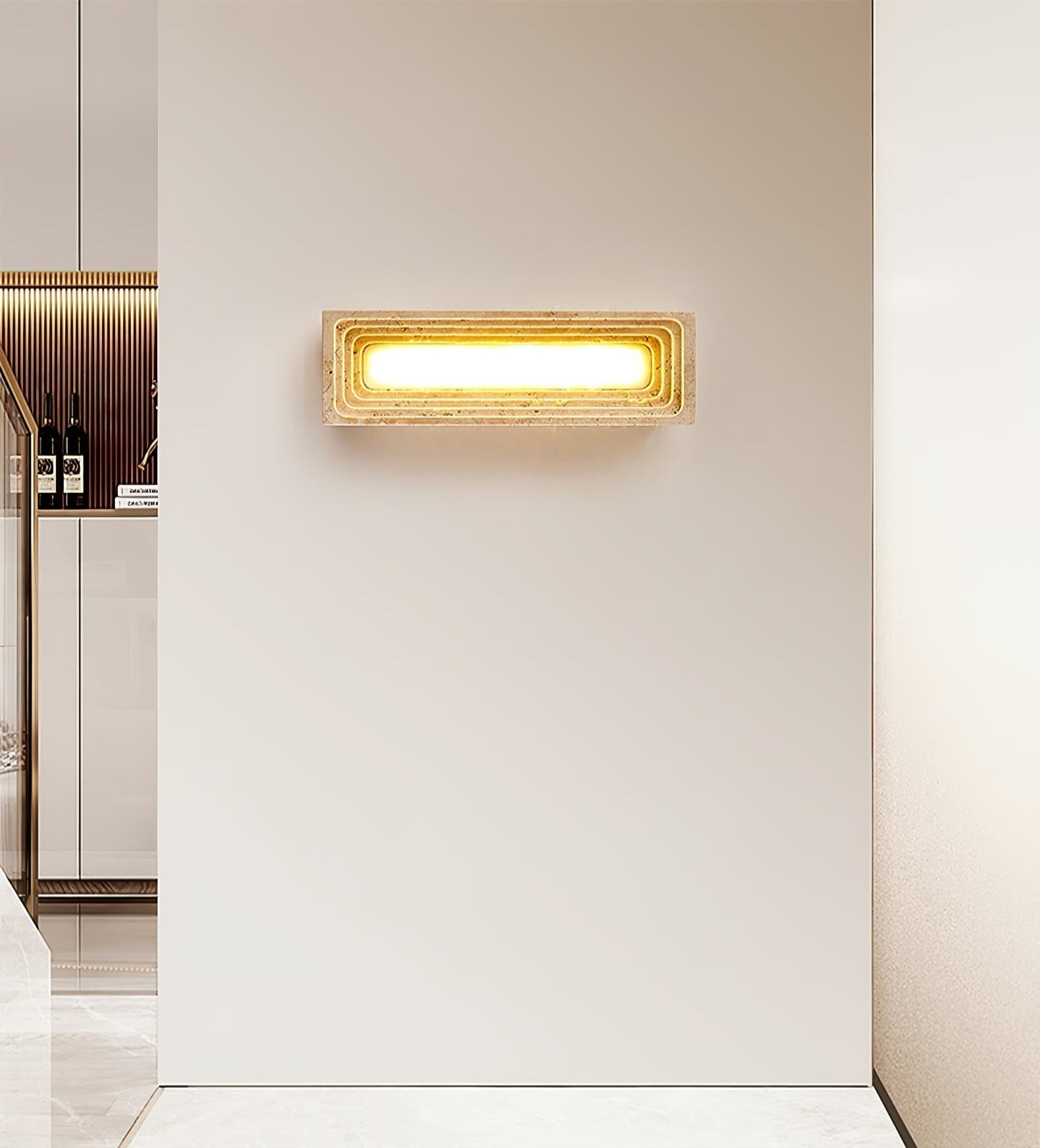 Atheila Travertine Wall Light - Neutralighting