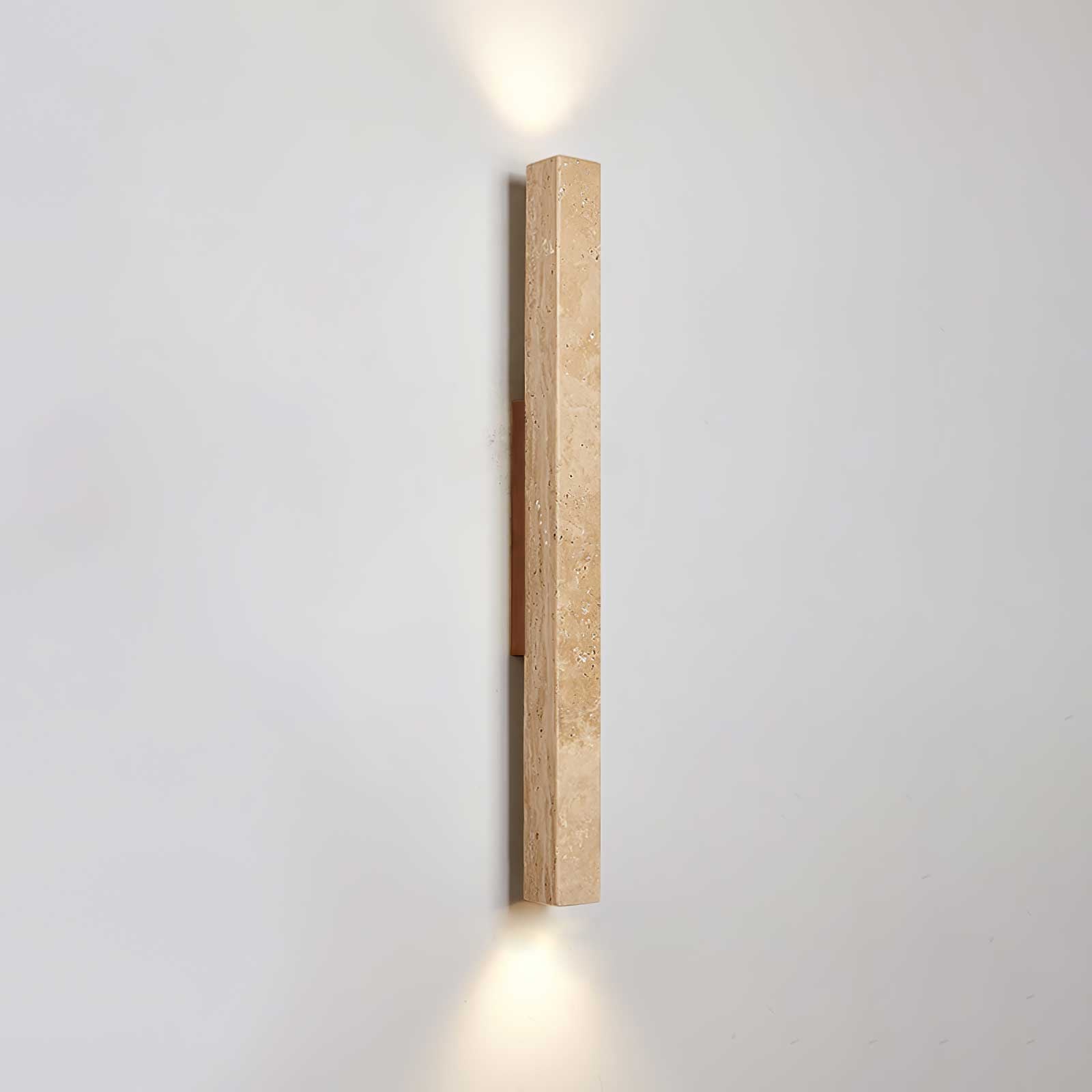 Cathais Minimalist Travertine Wall Light - Neutralighting