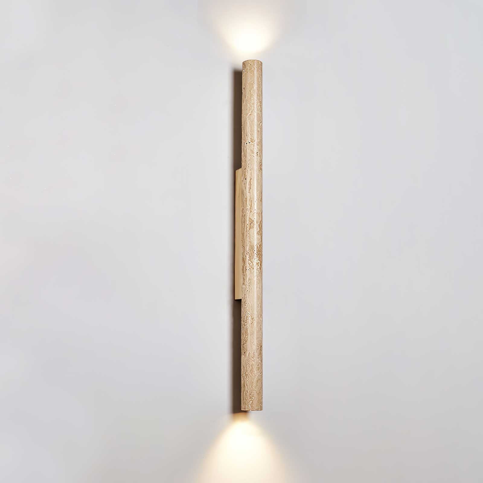 Cathais Minimalist Travertine Wall Light - Neutralighting