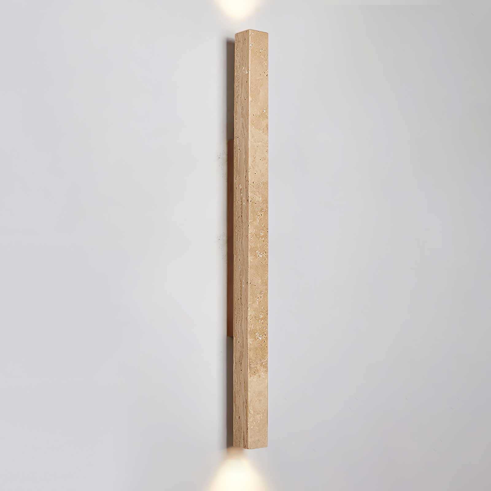 Cathais Minimalist Travertine Wall Light - Neutralighting