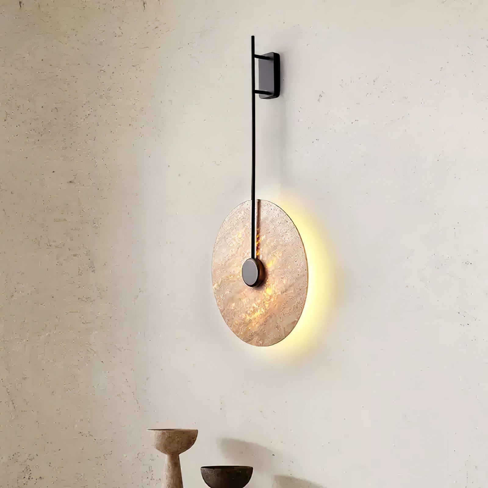 Visolia Travertine Wall Light - Neutralighting